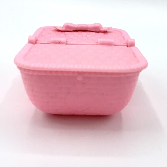 Miniature Flocked Dogs Figures Animal Puppies & Basket 1 1/4”-1 1/2” Lot Of 3 - Picture 12 of 15